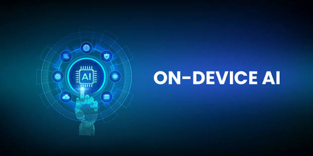 This graphic serves as a cover banner for articles or presentations explaining local AI processing and Edge Computing technology. It visually introduces the concept of running AI models directly on local hardware like smartphones and PCs rather than cloud servers, highlighting core benefits such as enhanced data privacy, faster processing speeds, offline functionality, and reduced network latency for tech enthusiasts, developers, and digital publishers.   