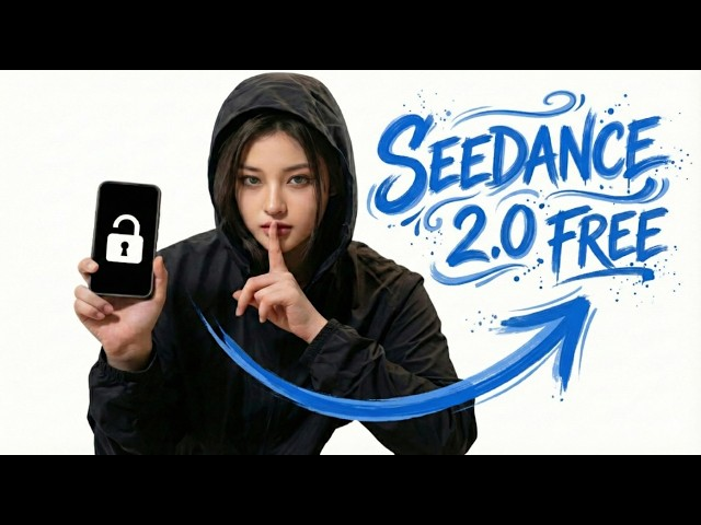 This image promotes Seedance 2.0 Free, highlighting AI video generation and free access through a bold, attention-grabbing visual.